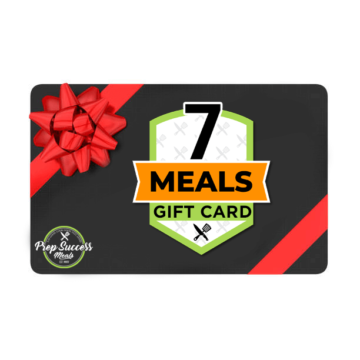 7 meals gift card