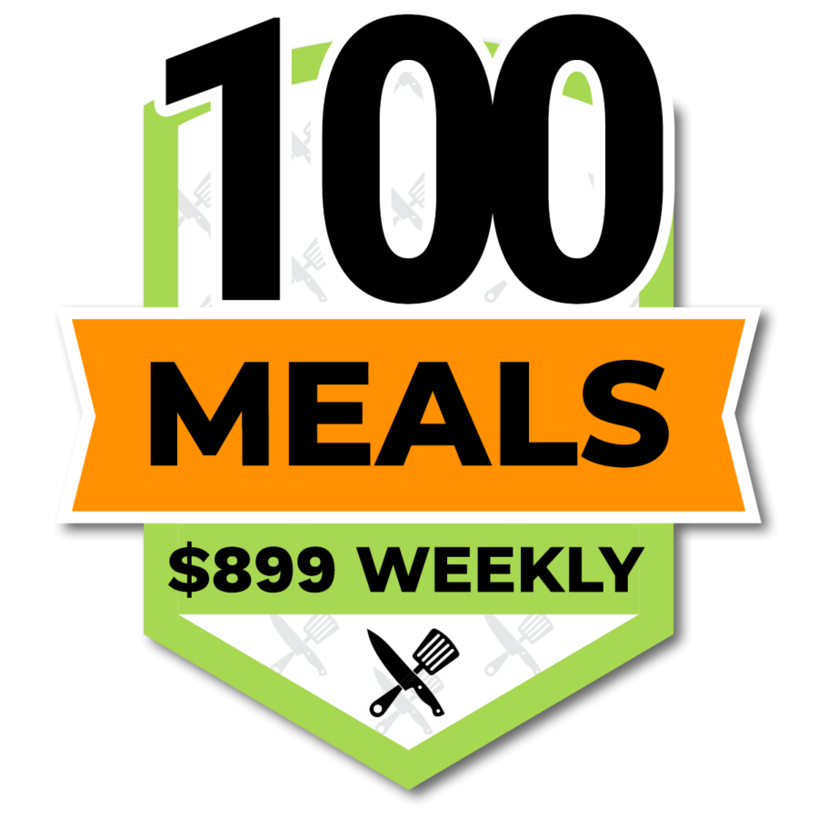 100 meals $899 weekly